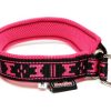 Halsband - Vadderat - Halvstryp - Rosa
