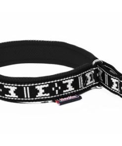 Halsband - Vadderat - Halvstryp - Svart/Silver