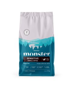 Monster Orig. Sens. White Fish Small Bites 12 kg