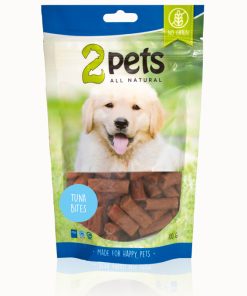 2pets Dogsnack Tuna Bites 100g