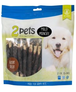 2pets Tuggpinnar Mald Hjort 12 cm 30-pack