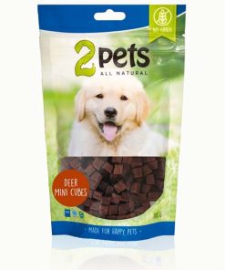 2pets Dogsnack Deer MiniCubes 100g