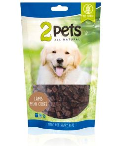 2pets Dogsnack Lamb MiniCubes 100g