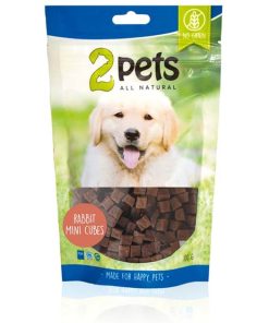 2pets Dogsnack Rabbit MiniCubes 100g